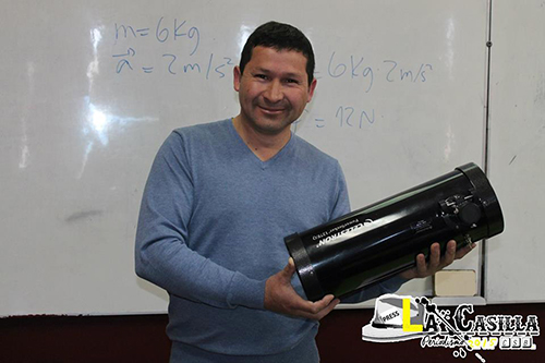 Max Hernández, relator del taller. 