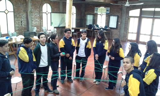 El retiro incluyó dinámicas grupales.