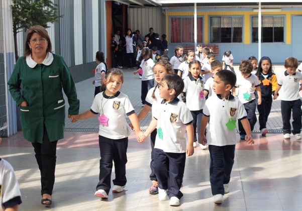 Tía Patty con su curso Kínder A.