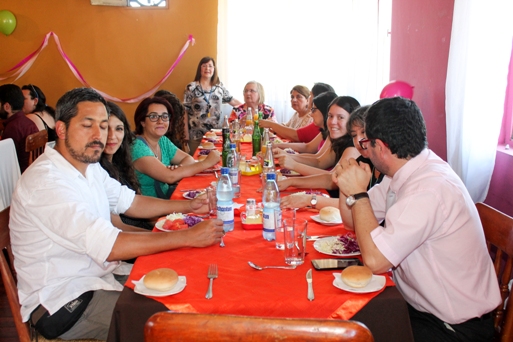 Tía Maruja junto a parte de sus colegas.