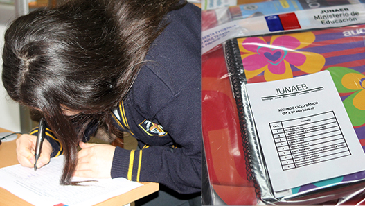 332 packs de útiles escolares se entregaron