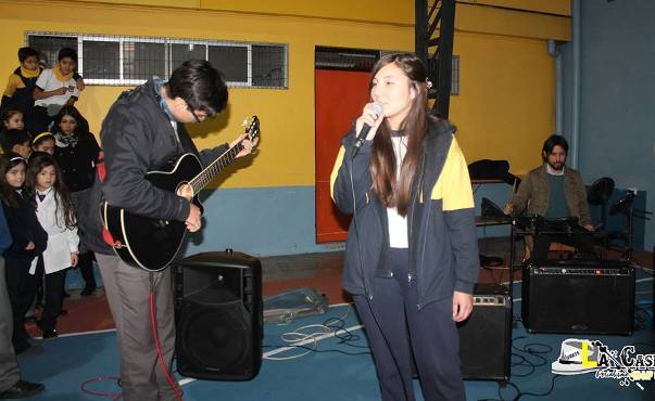 El viernes hubo intervenciones musicales en los recreos.
