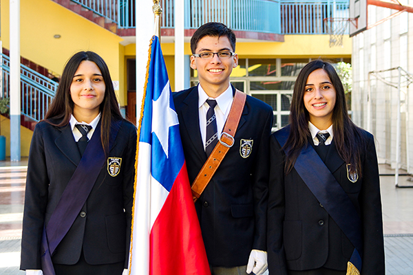 Catalina Pino, Martín Cádiz y Denissee Sandoval. 