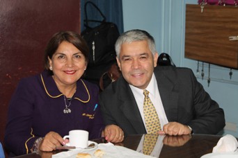 María Elena Navarrete y Hugo Flores.