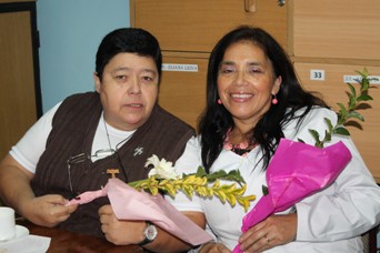 Hna Carmen y Patricia Cea.