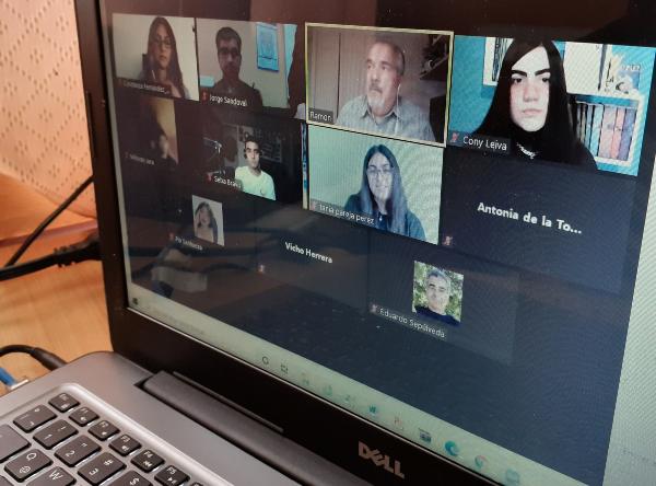 El encuentro se realizó a través de Zoom.