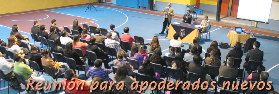 Reunión para apoderados nuevos